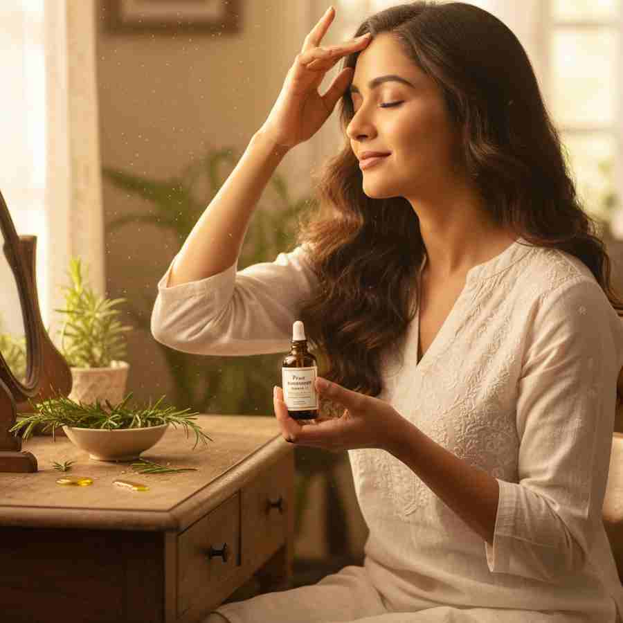 How to make rosemary hair serum for hair growth