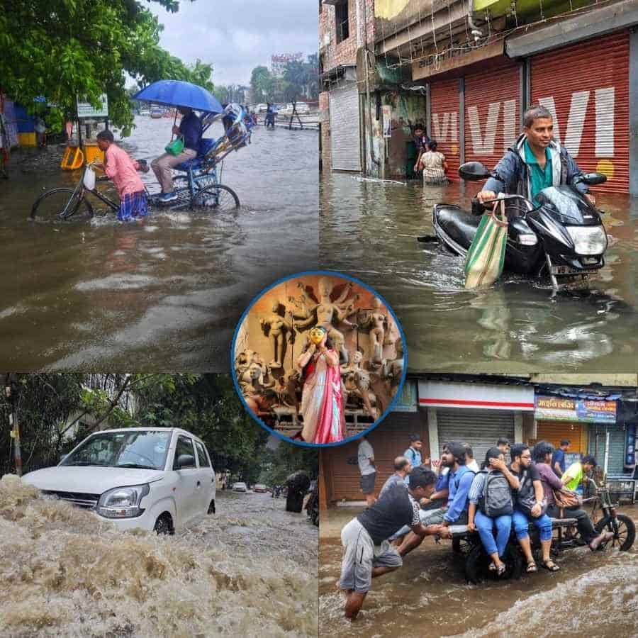 Waterlogged Kolkata Ahead of Durga Puja Metro Disruptions Raise Concerns Over Festival Mood dgtlg