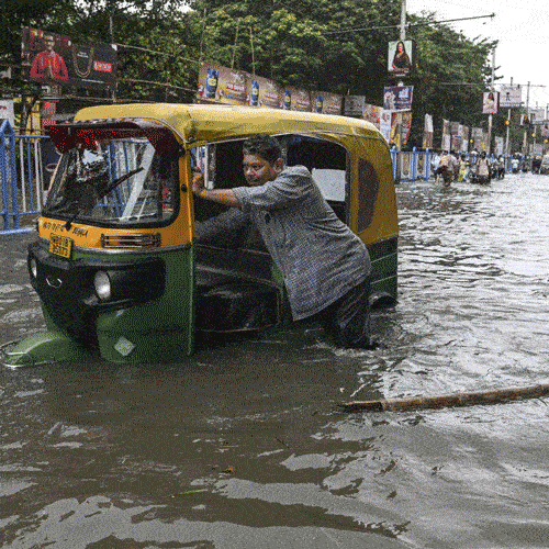 What weather department said about weather forecast in Kolkata and south bengal after heavy rain dgtl