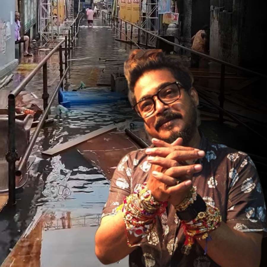 Sanatan Dinda’s Frustration Over Kolkata’s Waterlogged Situation and Heavy Rain Before Durga Puja dgtl