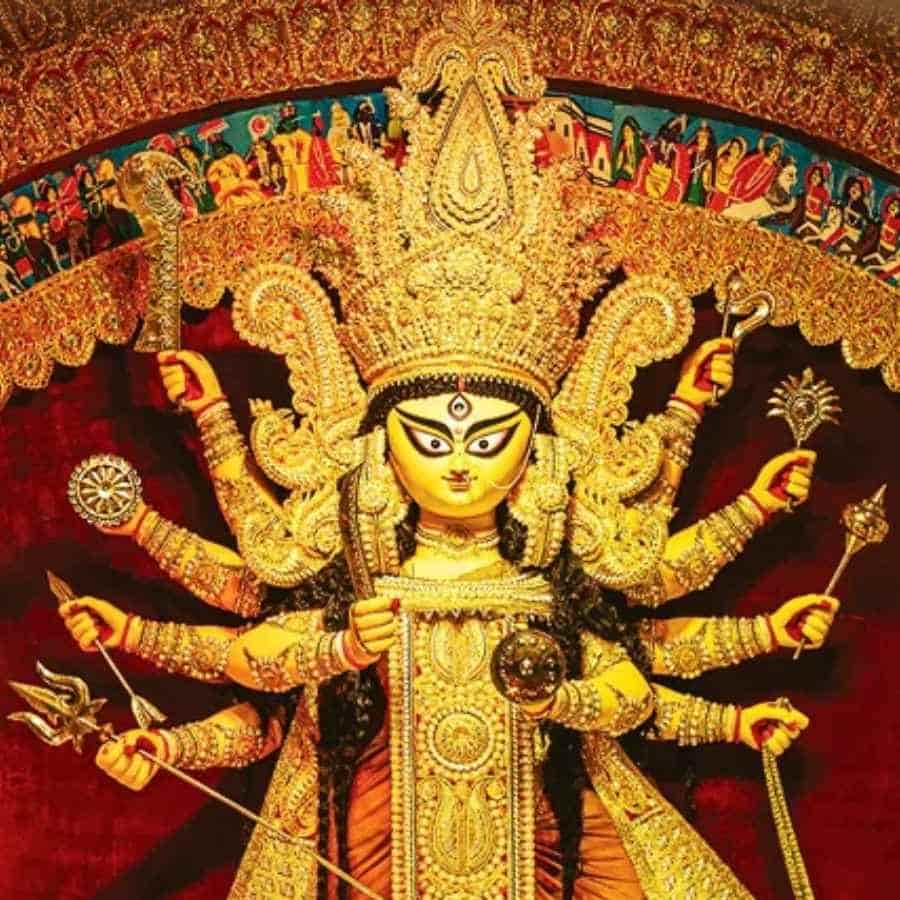 What Is the Skin Color of Goddess Durga dgtl