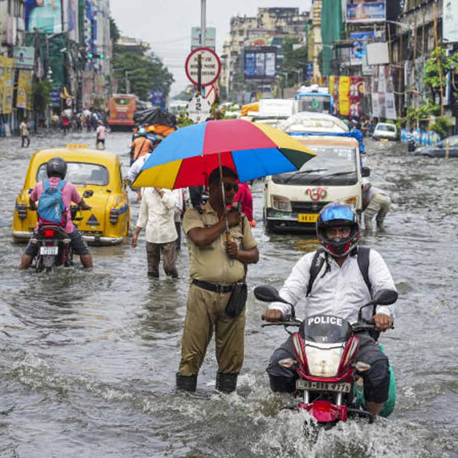 The situation in Ballygunge is bad due to waterlogging