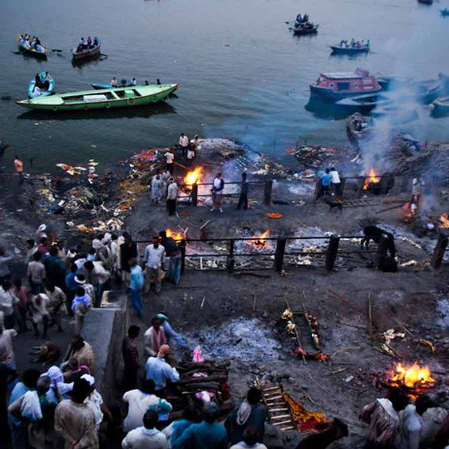 Why number 94 written on the ashes after cremation in Varanasi’s Manikarnika Ghat