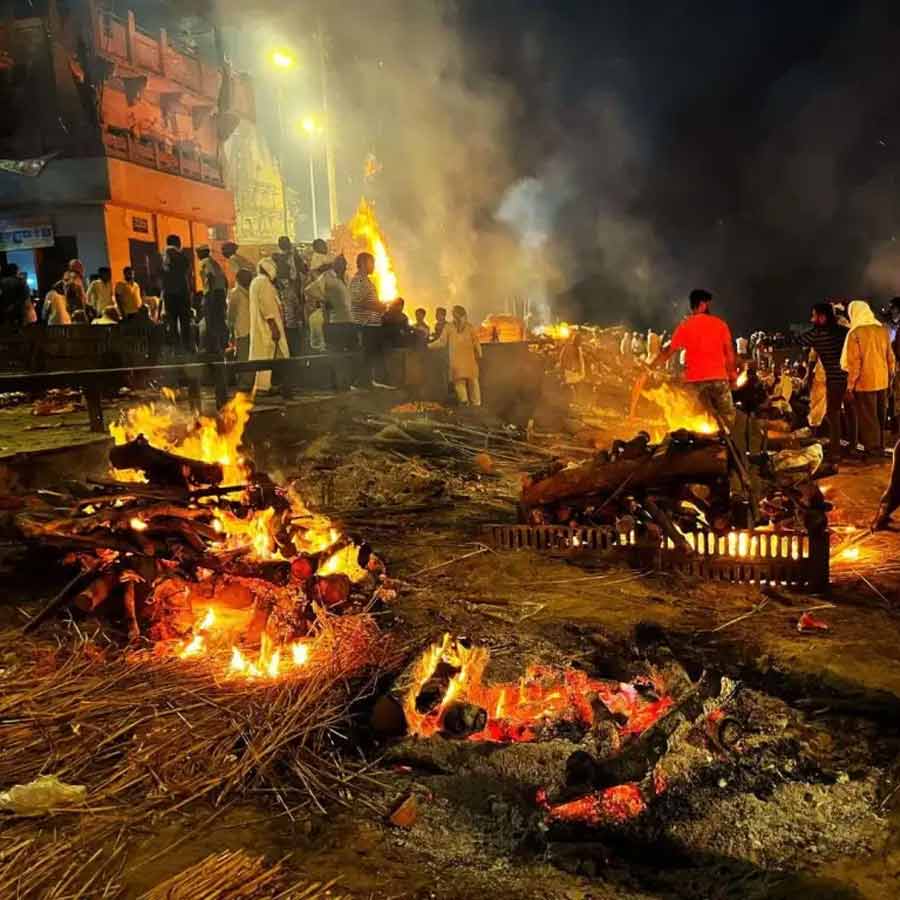 Why number 94 written on the ashes after cremation in Varanasi’s Manikarnika Ghat