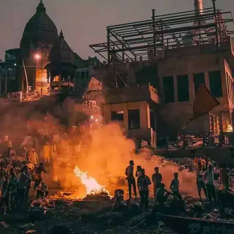 Why number 94 written on the ashes after cremation in Varanasi’s Manikarnika Ghat
