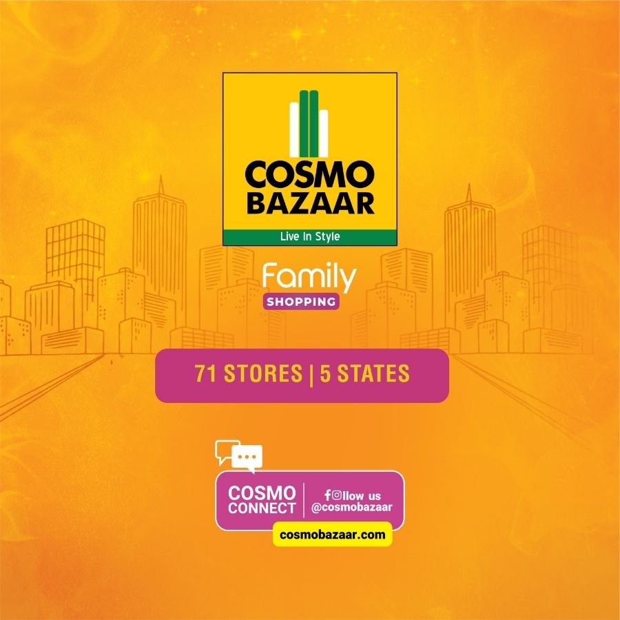 ৫টি জেলায় কসমো বাজ়ারের মোট ৭১টি স্টোর রয়েছে। তাই আর দেরি না করে, চলে আসুন আপনার নিকটবর্তী ‘কসমো বাজ়ার’ স্টোরে। 