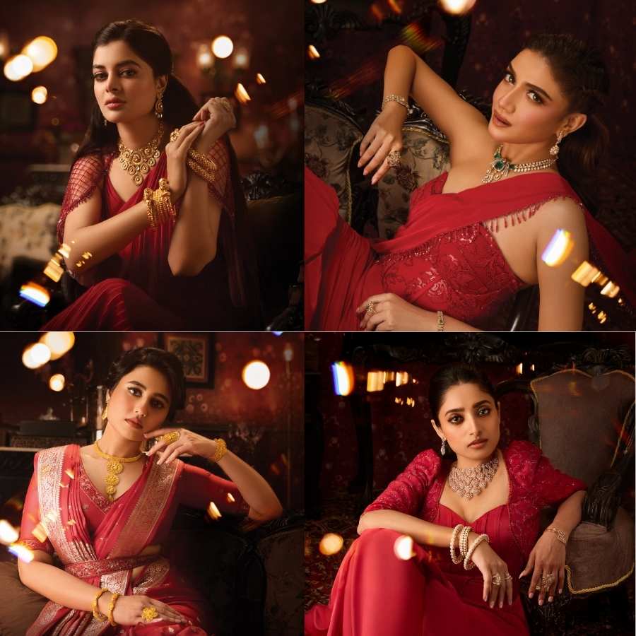 Bengali actresses Ishaa, Madhumita, Sauraseni, and Swastika shine in 'Aparupa', Senco Gold & Diamonds’ Durga Puja Jewellery Collection dgtl