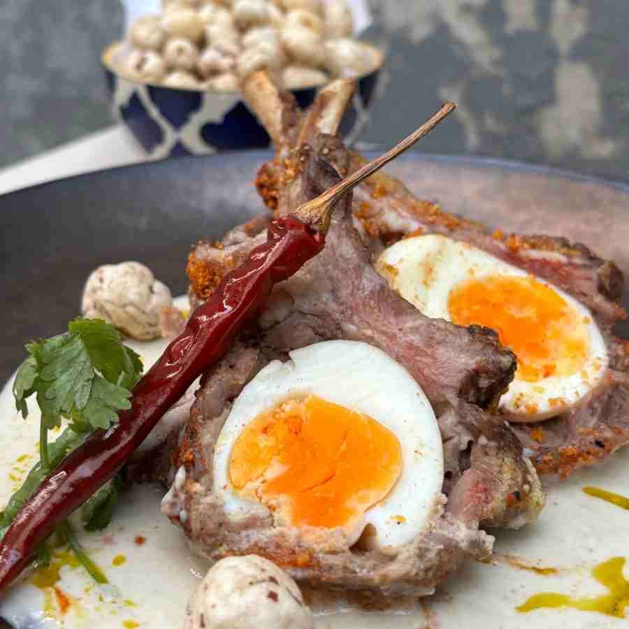 পুর ভরা মটন চপের রেজ়ালা।