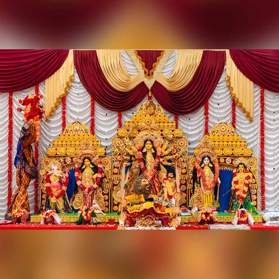 Durga Puja preparation at Lisbon, Portugal