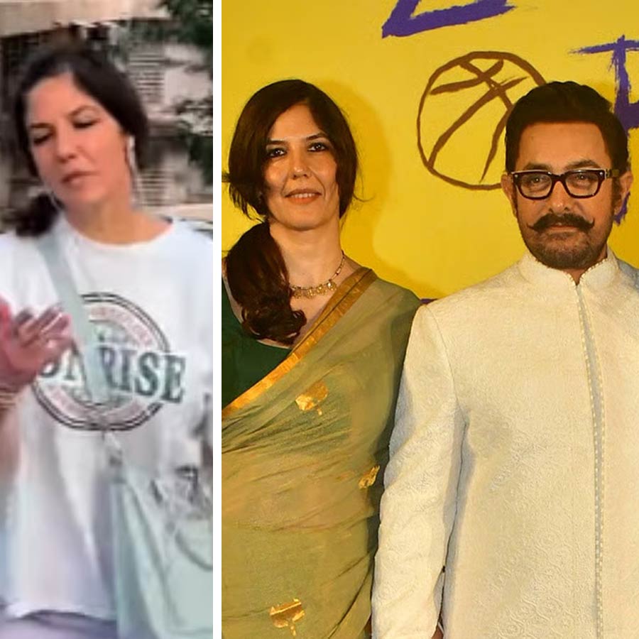 Aamir Khan's Girlfriend Gauri Spratt Gets Irritated As Paps Follow Her In Mumbai dgtl