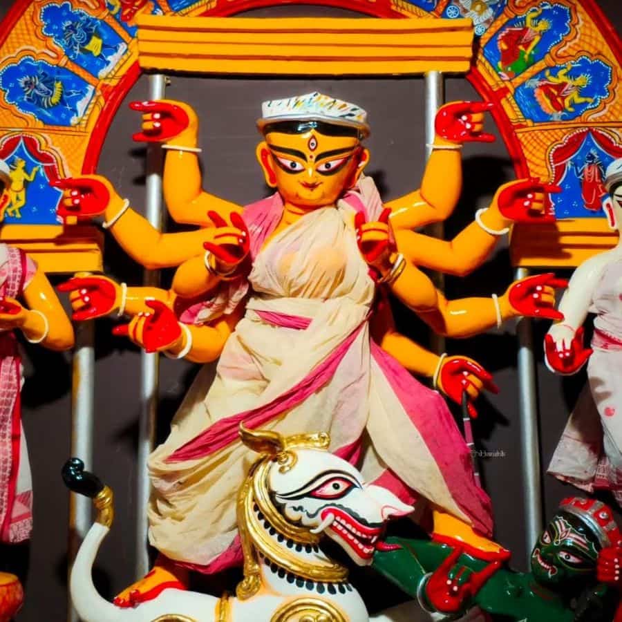 Tradition of chakroborty bati durga puja dgtl