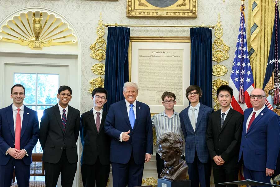 All need to know about Agastya Goel, Indian-Origin teen photographed with Donald Trump for his Olympiad win