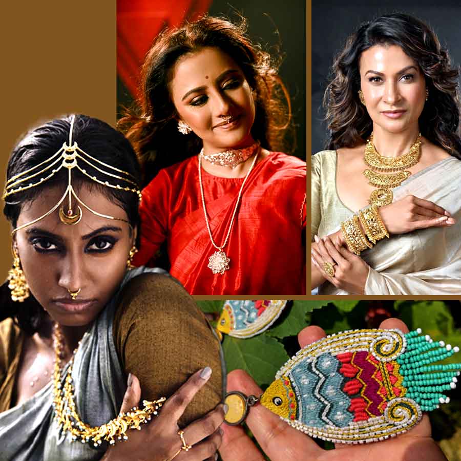 Classic and trendy designs for durga puja jewellery collection