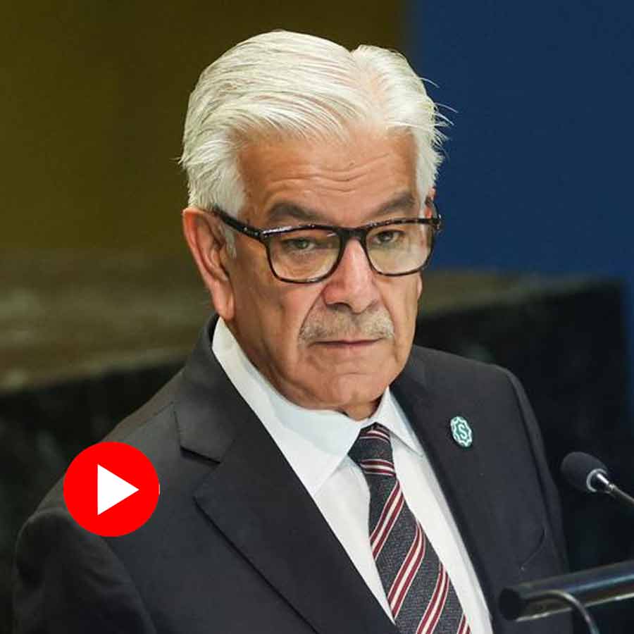 Video shows Pakistan Defence Minister Khawaja Asif fumbled during his remarks at the UN Security Council’s Dialogue