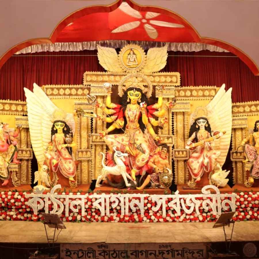 Kanthalbagan Sarbojonin Durgotsab 2025 theme dgtl