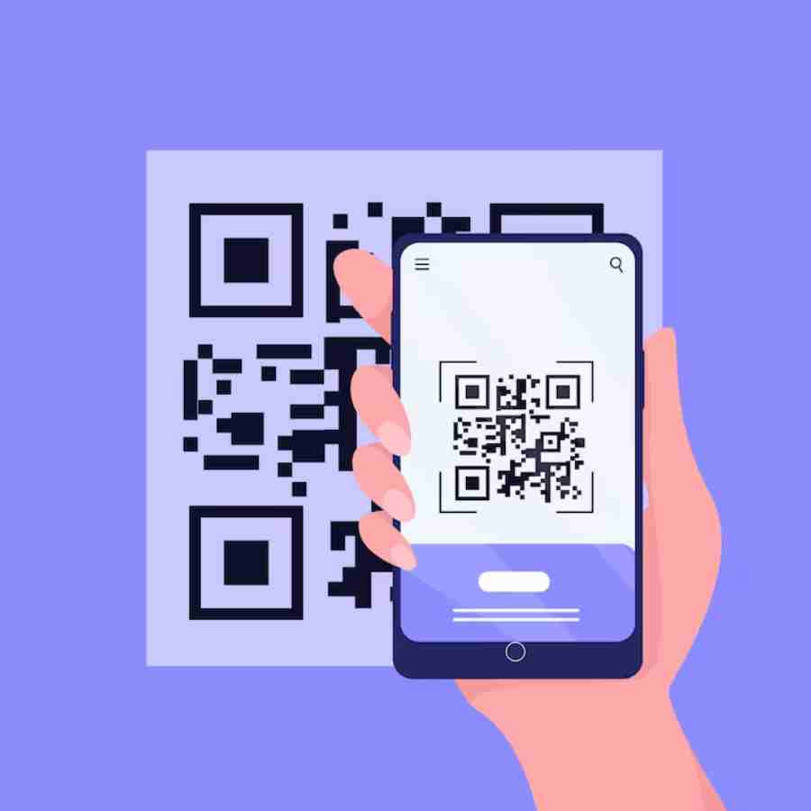 Considering cyber security, what precautions should be taken while scanning QR Code