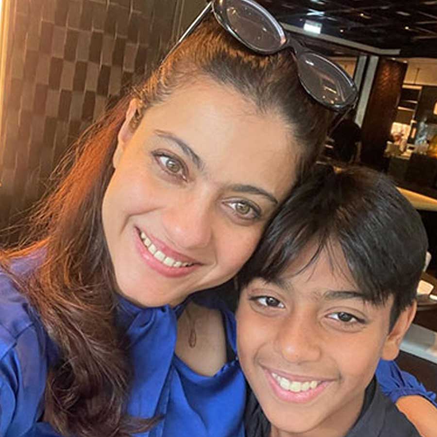 kajol and Ajay Devgn son Yug seen comfortable when paps chasing him in Mumbai