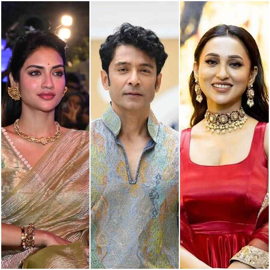 How Mimi Chakraborty, Tota Roy Choudhury, Subhashree Ganguly Celebrated Panchami Of Durga Puja dgtl