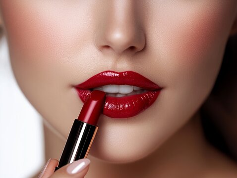 একটি গাঢ় বা উজ্জ্বল রঙের লিপস্টিক: দিনের বেলার ন্যুড বা হালকা লিপস্টিকের বদলে রাতে ঠাকুর দেখার জন্য একটি ক্লাসিক লাল, মেরুন বা হট পিঙ্ক শেডের ম্যাট লিপস্টিক রাখুন। এটি দ্রুত আপনার চেহারা বদলে দেবে।  ব্যবহারের টিপস: অফিসের লিপস্টিক মুছে ফেলে সরাসরি পছন্দের গাঢ় শেডটি লাগান।