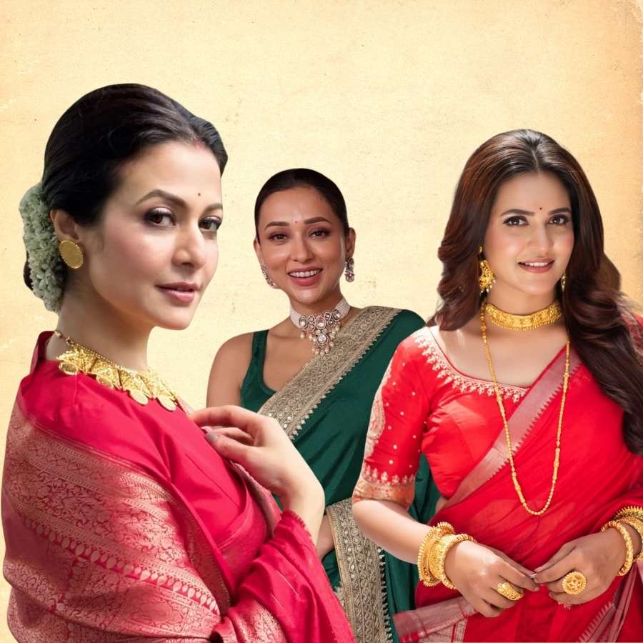 From Koel Mallick to Priyanka Sarkar Nusrat Jahan Check Bengali Actresses Shashthi Look dgtl