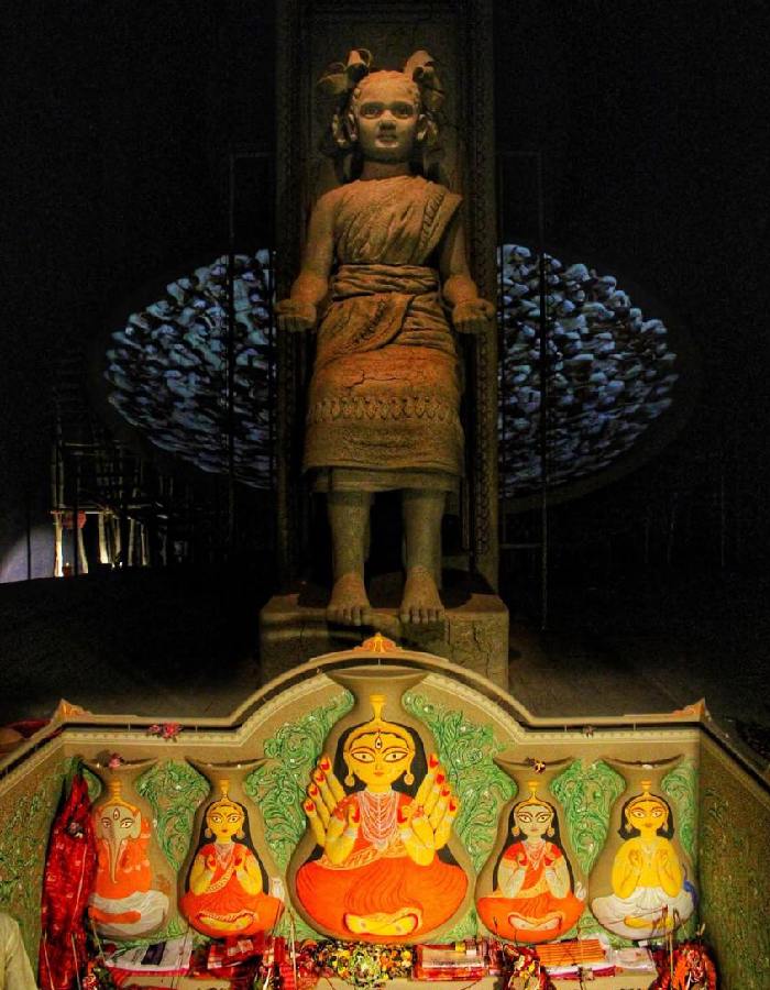 সল্টলেক একে ব্লক অ্যাসোসিয়েশনের পুজো।