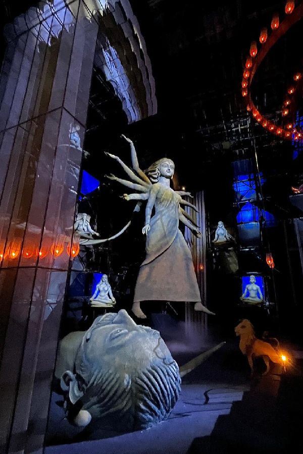 কেন্দুয়া শান্তি সংঘের প্রতিমা।