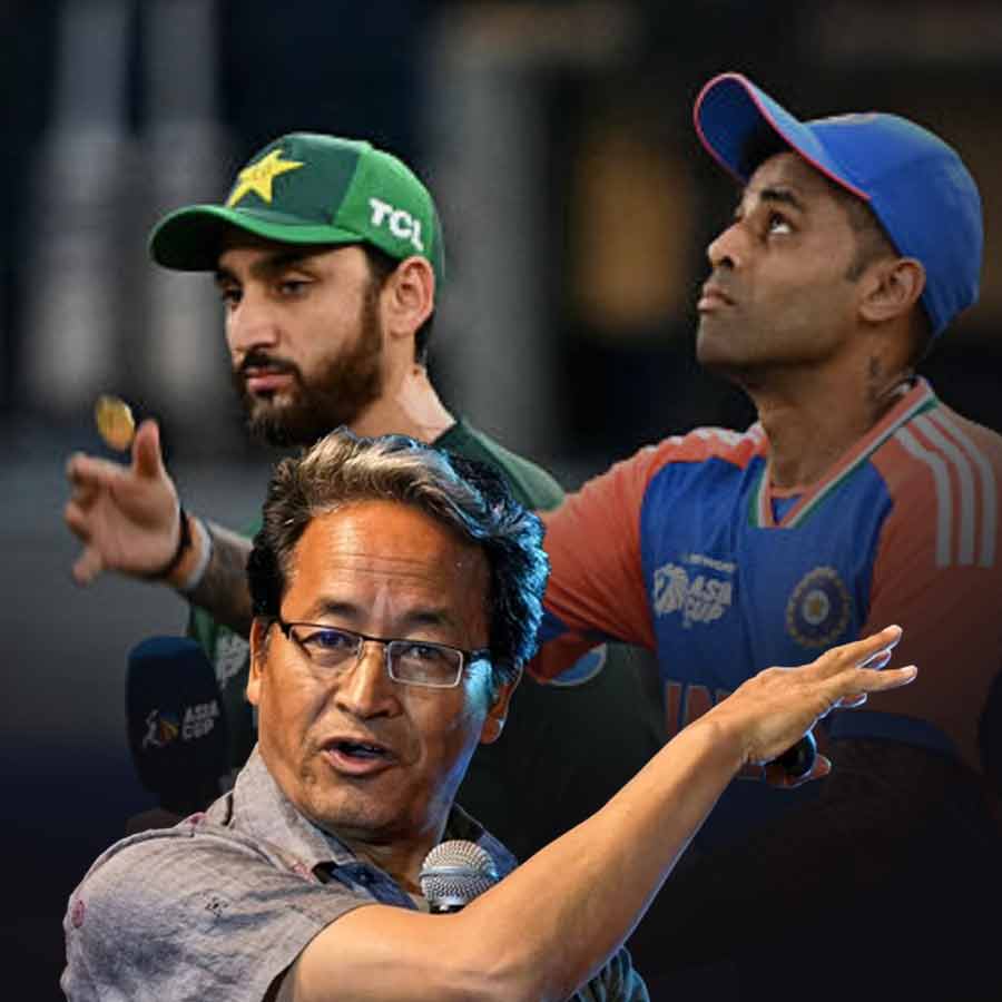 Jailed activist Sonam Wangchuk's wife posts question amid Asia Cup final dgtl