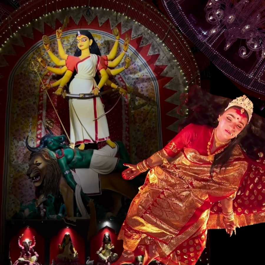 Durga Puja 2025 Pandal theme of Bhowanipur’s Chakraberia Sarbojanin Durgotsab dgtl