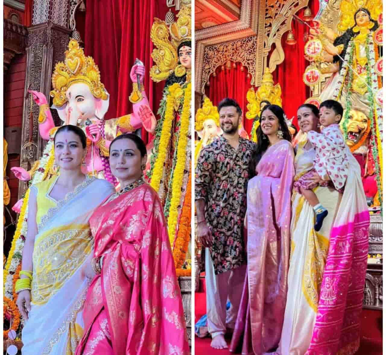 ২। পঞ্চমী থেকেই শুরু হয়েছে অতিথিদের সমাগম। সপ্তমীতে মুখোপাধ্যায়দের পুজো দেখে বলা চলে এ যেন চাঁদের হাট। এক দিকে জয়া বচ্চন থেকে শুরু করে রণবীর কপূর, সুমনা চক্রবর্তী, অন্য দিকে স্বামী বৎসল শেঠ ও পুত্রকে নিয়ে উপস্থিত ছিলেন ঈশিতা দত্তও। 