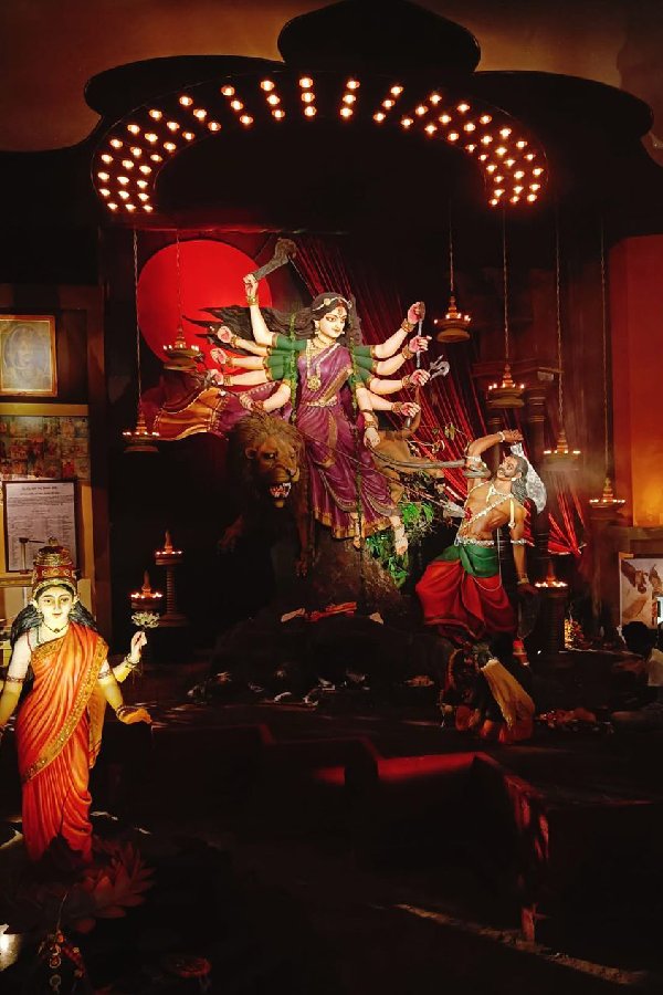 প্রতাপাদিত্য রোড ত্রিকোণ পার্কের পুজো।