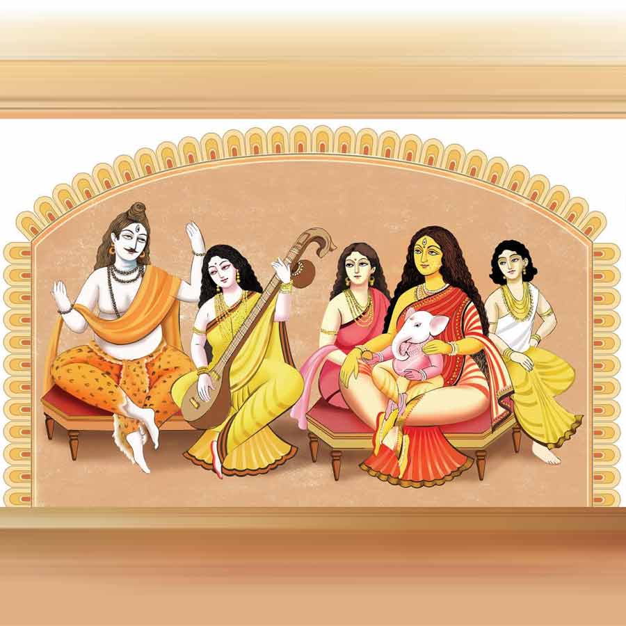 The mythological history of the pujas has now been forgotten by people