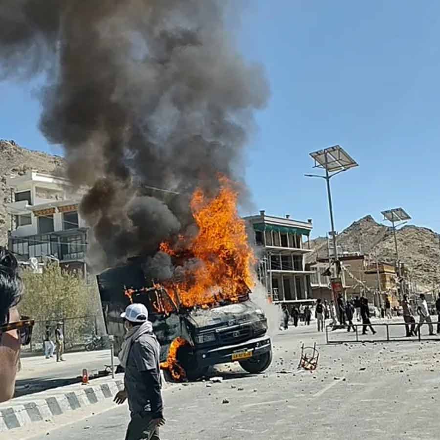 Why is calm and cold Ladakh turbulent