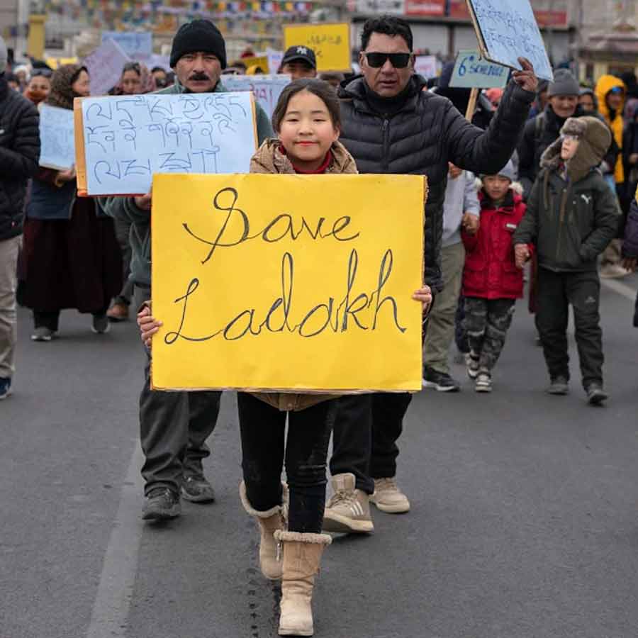 Why is calm and cold Ladakh turbulent