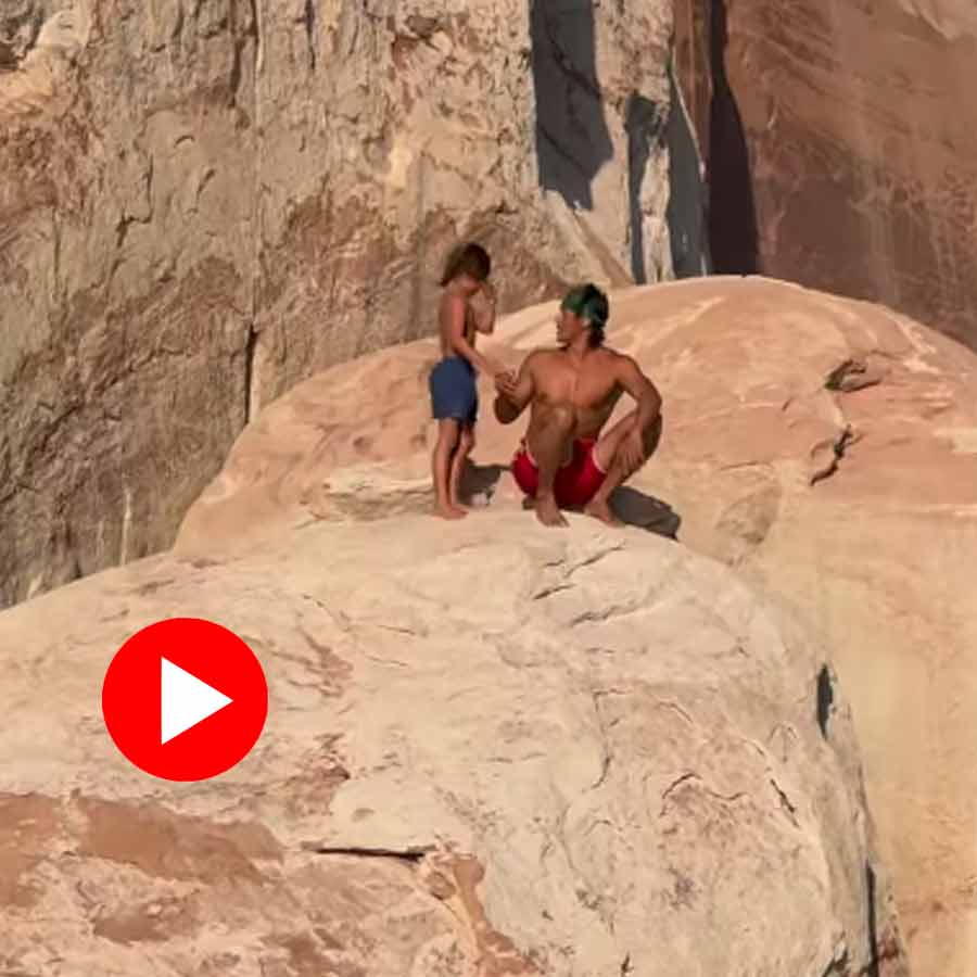 Video shows influencer does something bizarre with son in America, sparks debate