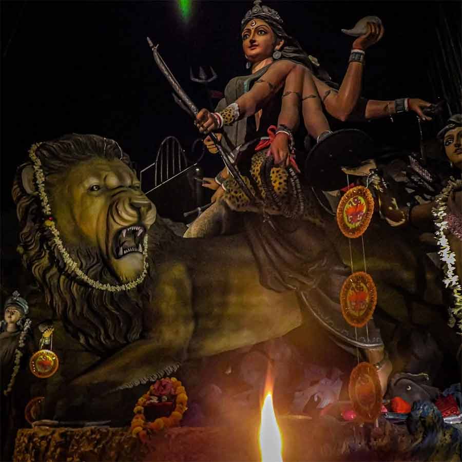 শ্যামা পল্লি শ্যামা সংঘের প্রতিমা। 