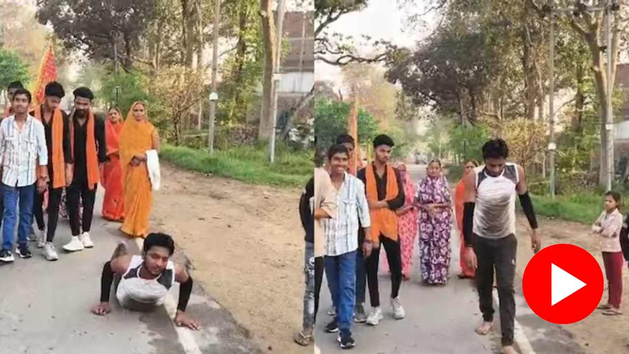 Man from Uttar Pradesh perform Dandavat Yatra after divorce