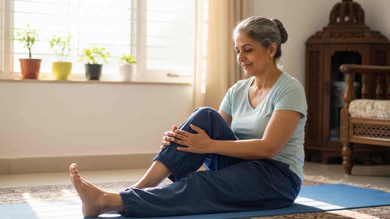 Right knee exercises can help restore strength and stability for seniors