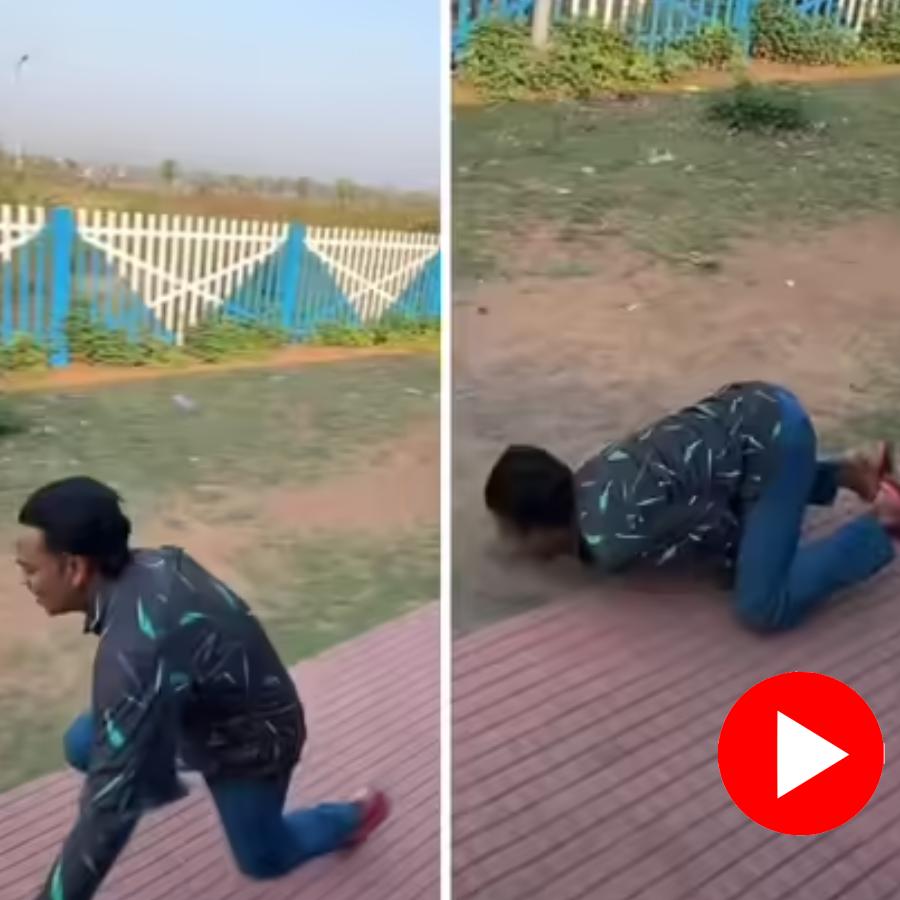 Video shows man fall into platform while getting off the train