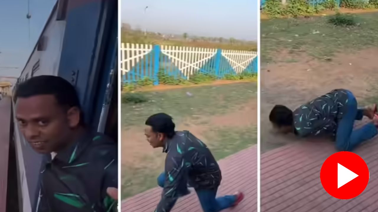 Video shows man fall into platform while getting off the train