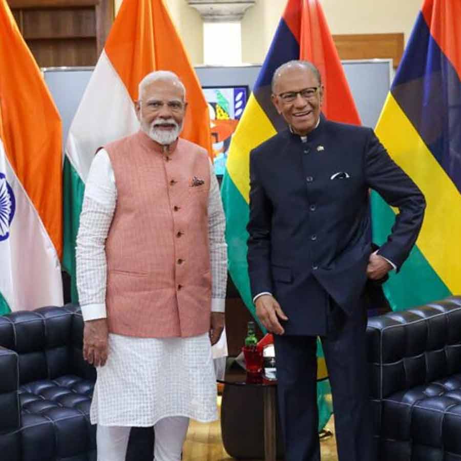 Strategic base in Agalega Island