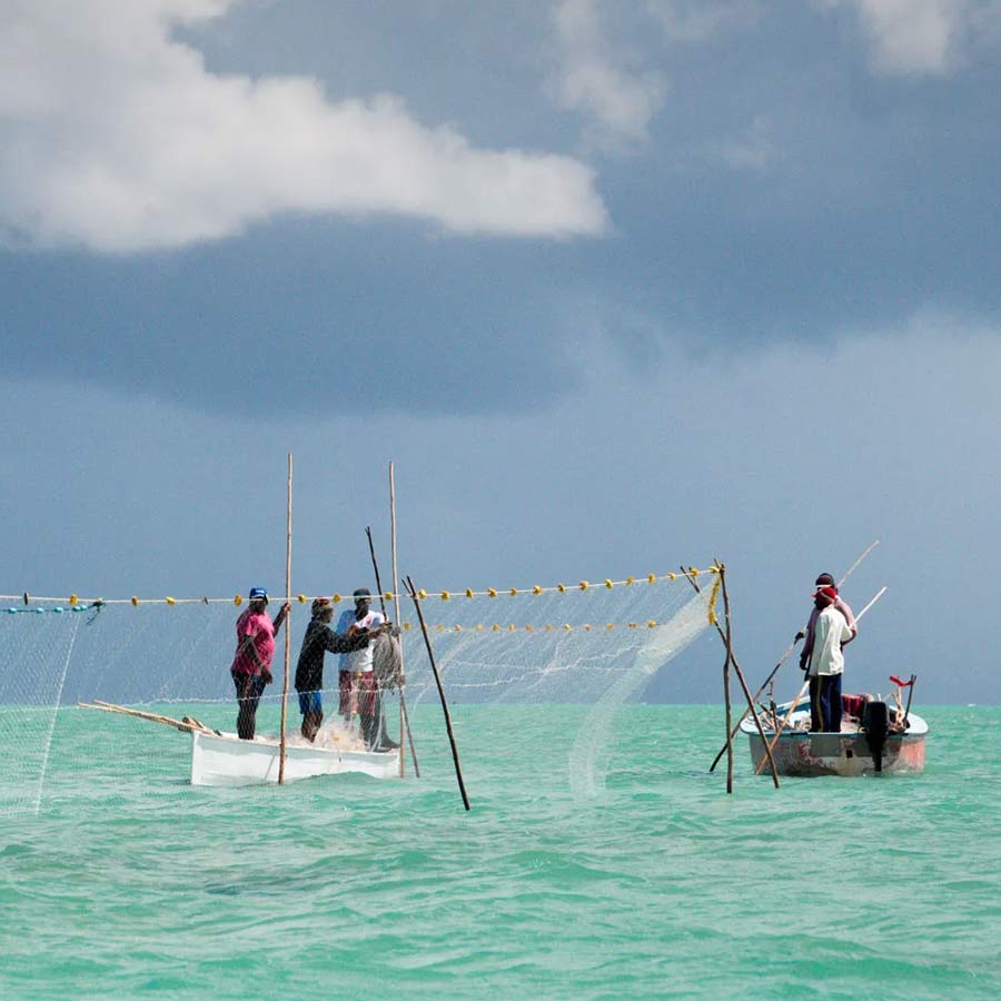 Strategic base in Agalega Island