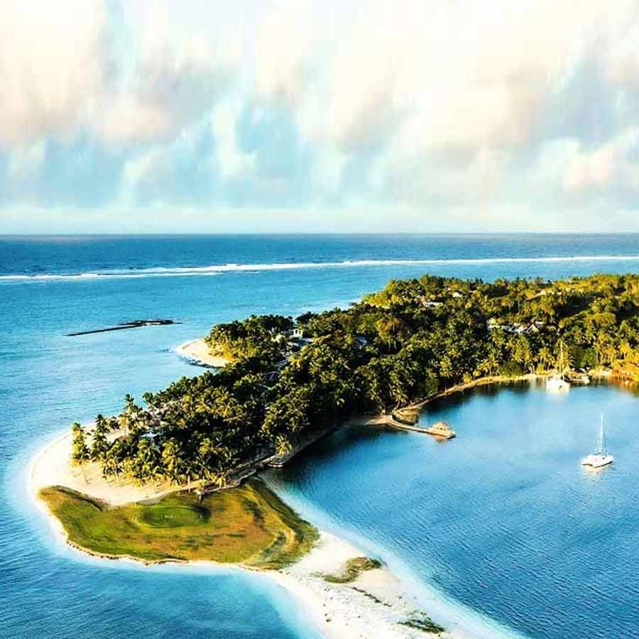 Strategic base in Agalega Island