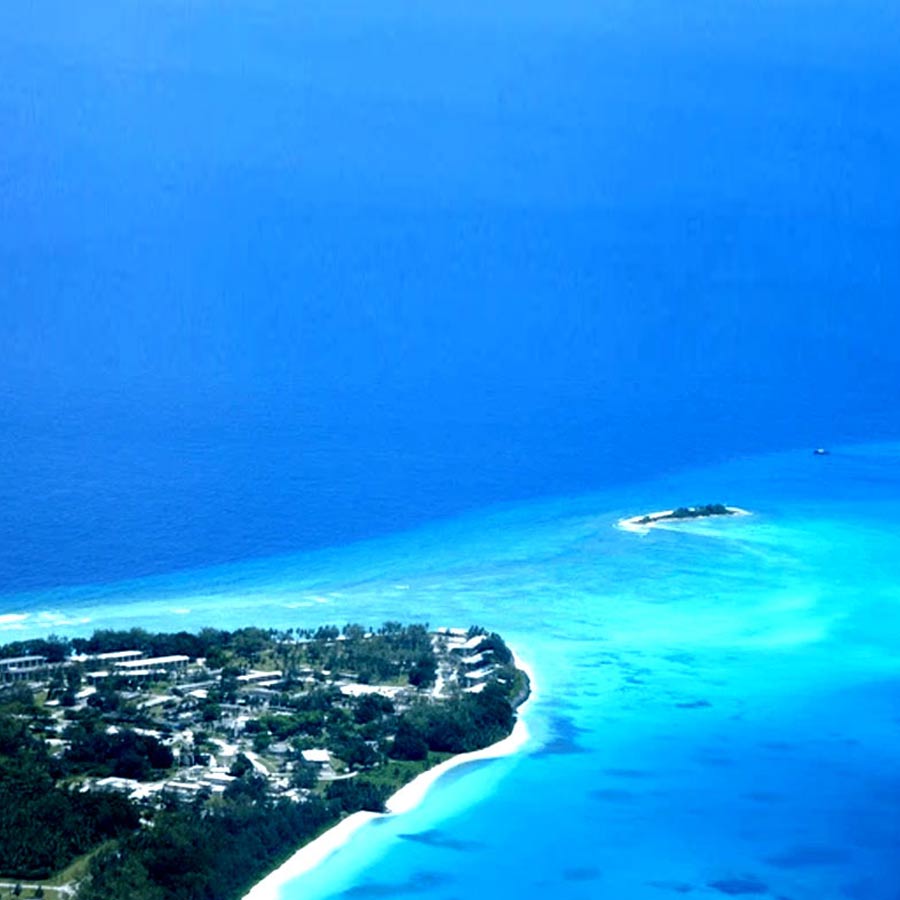 Strategic base in Agalega Island