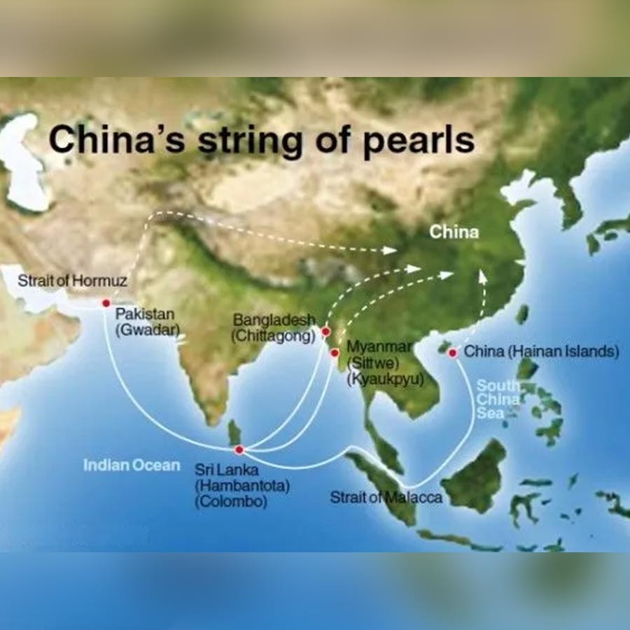 Strategic base in Agalega Island