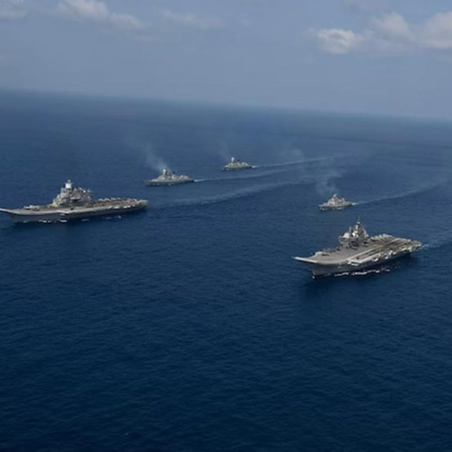 Strategic base in Agalega Island