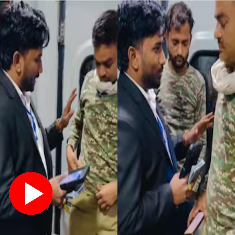 Video shows TTE rescuing Jawans who were sleeping near train toilets