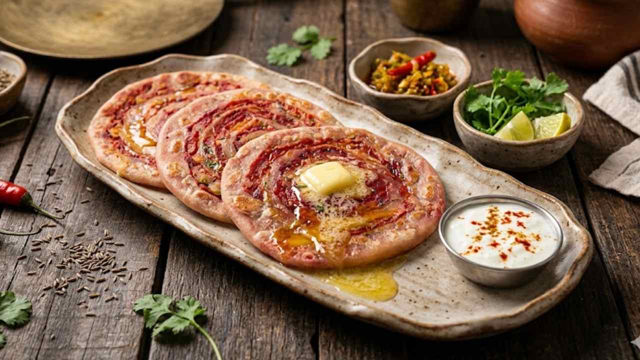 একটু বড় করে  লেচি কাটলে আর বেলে নিলে ছোট ছোট পরোটার মতোই লাগবে।