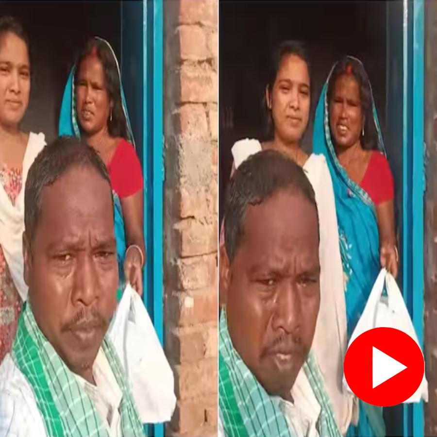 Video shows daily wage worker shares sweets with village to celebrates son and daughter’s success