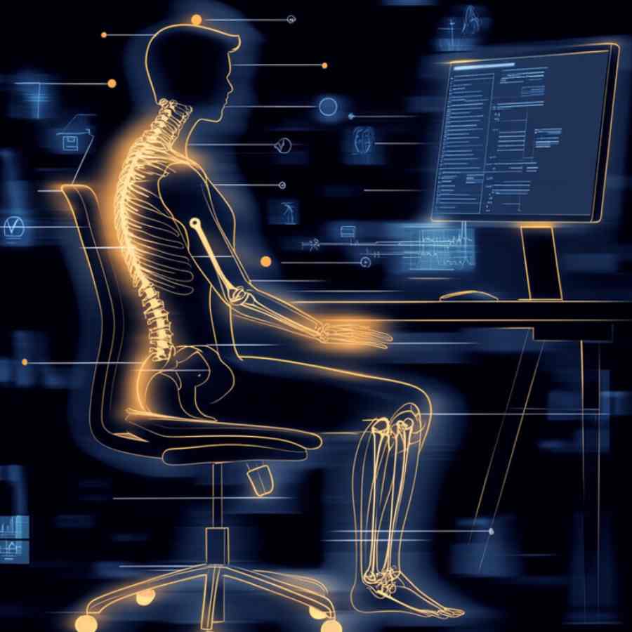 বসার ভঙ্গিও ঠিক করে দেবে এআই যন্ত্র।