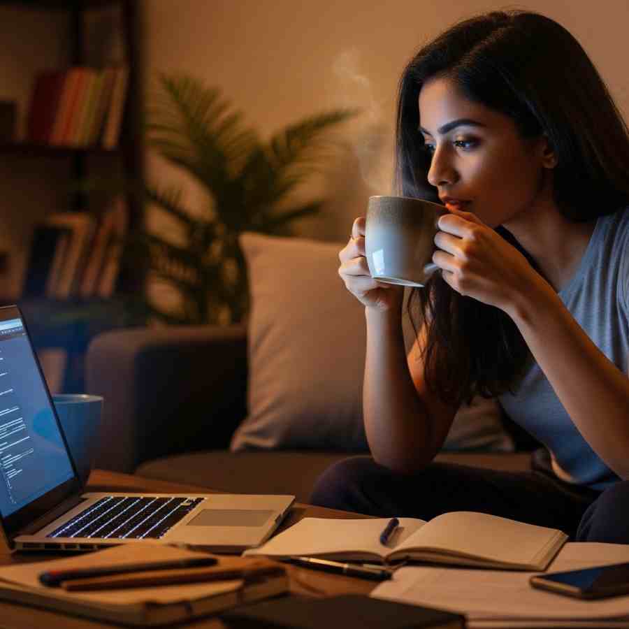 Drinking coffee at night may increase risky behaviour, especially in women